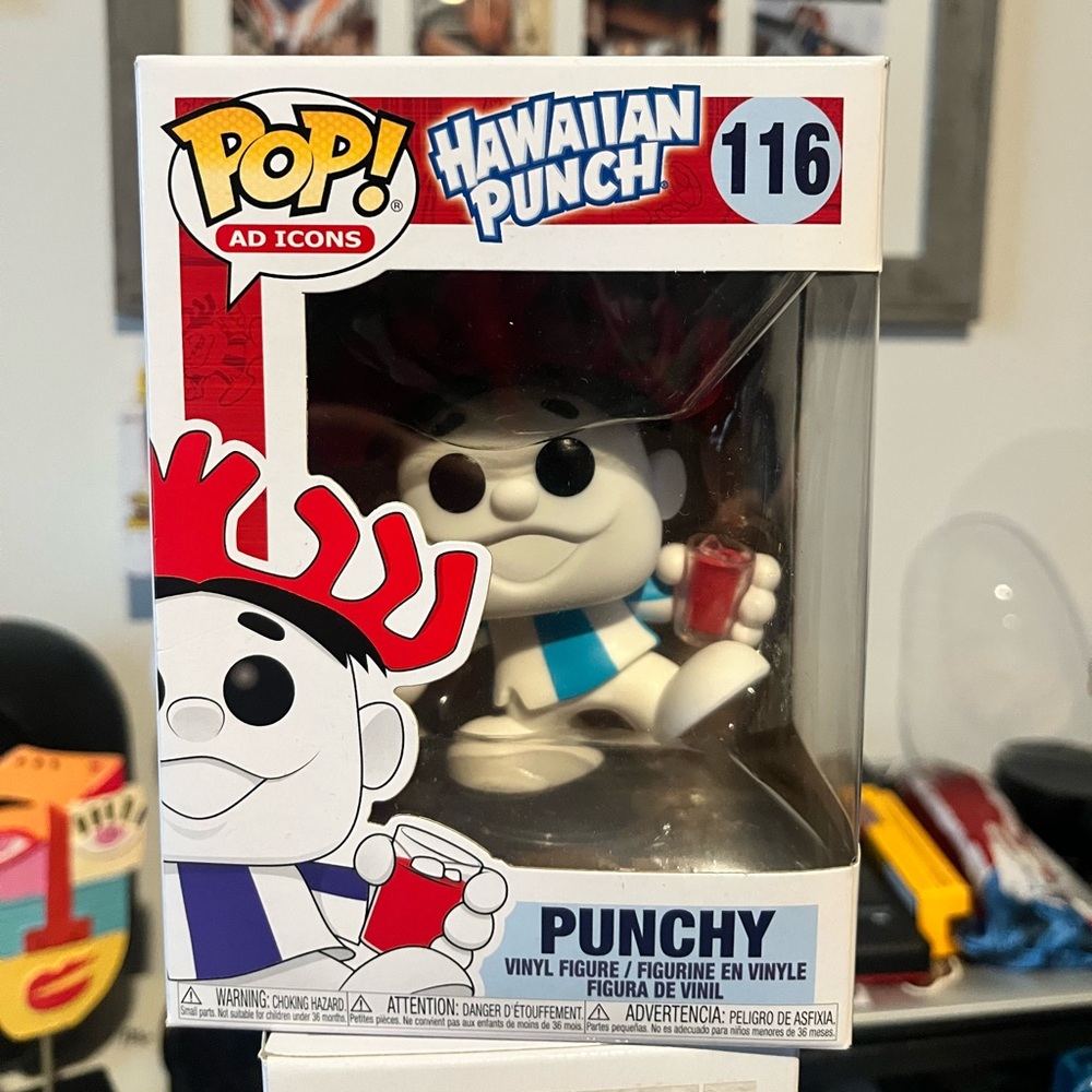 Funko Pop Ad Icons Punchy Figure - Red and White